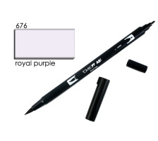 TOMBOW Dual Brush Pen royal purple, ABT 676