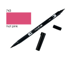 TOMBOW Dual Brush Pen hot pink, ABT 743