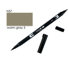 TOMBOW Dual Brush Pen warm grey 5, ABT N57