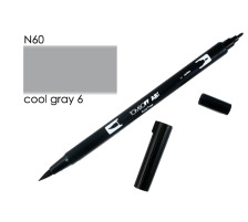 TOMBOW Dual Brush Pen cool grey 6, ABT N60