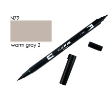 TOMBOW Dual Brush Pen warm grey 2, ABT N79