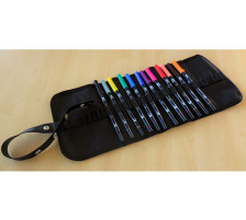 TOMBOW Fasermaler Rolltasche 12 Stck, Grundtne, ABT12P1RS