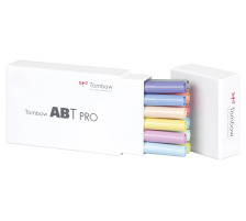 TOMBOW Dual Brush Pen ABT PRO Pastel Colours 12 Stck, ABTP-12P2