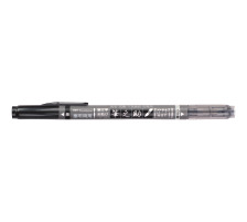 TOMBOW Marker Twin noir/gris, Fudenosuke, WS-TBS