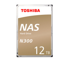 TOSHIBA HDD N300 NAS 12TB internal, SATA 3.5 inch, HDWG21CEZ