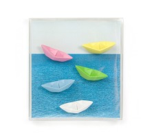 TRENDFORM Magnete PAPER BOAT 5er Set assortiert, FA3733