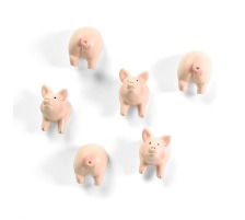 TRENDFORM Magnete PIGGY 6er Set assortiert, FA4593