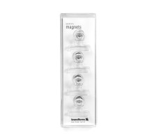 TRENDFORM Magnet-Clip GRAFFA 4er Set transparent, FW4003