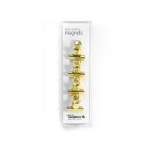 TRENDFORM Magnet-Clip MINI-GRAFFA 4er Set messing, TF3672