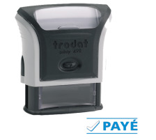 TRODAT Stempel PAYE blau, 4911