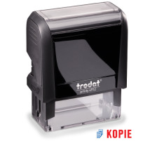 TRODAT Stempel Kopie blau/rot 47x18mm, 4912OFFIC