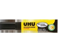 UHU Alleskleber Super Strong+Safe transparent, geruchlos 7g, 930618