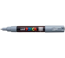 UNI-BALL Posca Marker 0,7mm grau, PC-1M