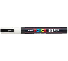 UNI-BALL Posca Marker 0,9-1,3mm weiss, Rundspitze, PC3M