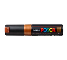 UNI-BALL Posca Marker 8mm MET bronze, Keilspitze, PC8K