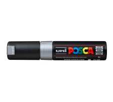 UNI-BALL Posca Marker 8mm MET silber, Keilspitze, PC8K