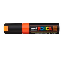 UNI-BALL Posca Marker 8mm fluo orange, Keilspitze, PC8K