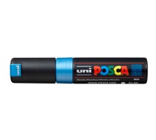 UNI-BALL Posca Marker 8mm MET Metal.blau, Keilsp., PC8K