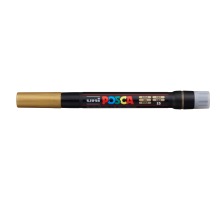 UNI-BALL Posca Pinsel-Marker 1-10mm gold, PCF35