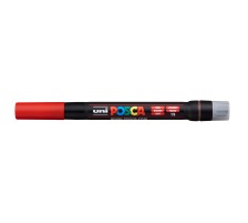 UNI-BALL Posca Pinsel-Marker 1-10mm rot, PCF35