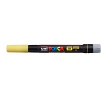 UNI-BALL Posca Pinsel-Marker 1-10mm gelb, PCF35