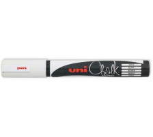 UNI-BALL Chalk Marker 1,8-2,5mm weiss, PWE-5M