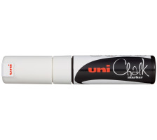 UNI-BALL Chalk Marker 8mm weiss, PWE-8K