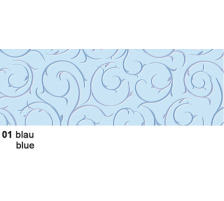 URSUS Papier transparent A4 Barock bleu 5 pcs., 50264601