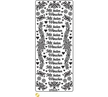 URSUS Kreativ Sticker Motiv 07 gold, 59100007