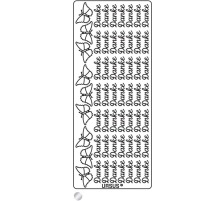 URSUS Kreativ Sticker Motiv 03 silber, 59110003