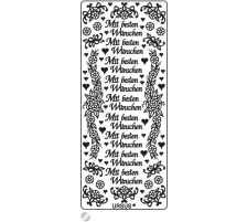 URSUS Kreativ Sticker Motiv 07 silber, 59110007