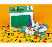 URSUS Moosgummi Buchstaben A-Z 5 Farben ass. 130 Stck, 8460099