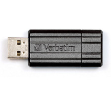 VERBATIM USB-Drive Pin Stripe 8GB black, 49062