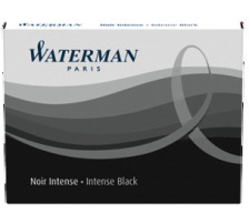 WATERMAN Tintenpatronen Standard schwarz 8 Stck, S0110850