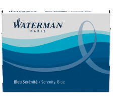 WATERMAN Tintenpatronen Standard blau 8 Stck, S0110860