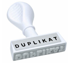 WEDO Textstempel Duplikat, 193 14