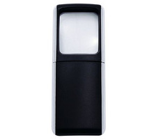 WEDO Rechtecklupe mit LED-Licht 15 Stck, Display Lupe eckig beleuchtet incl. Batterien, 271751599