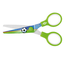 WEDO Ciseaux Magic 13cm vert clair Football, 7343011