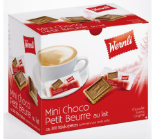 WERNLI Mini Choco Petit Beurre 600 Stck Wernli Gastro, 343322