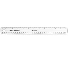 WESTCOTT Kunststofflineal 30cm weiss, E-101200