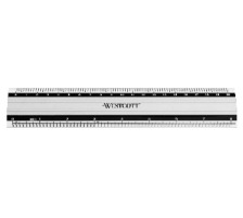 WESTCOTT Aluminium Lineal cm/inch Skala, E-1019000