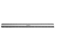 WESTCOTT Aluminium Lineal 40cm cm/inch Scala, E-1019200