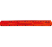 WESTCOTT Lineal, flexibel 30cm blau/rot/grn, E-1022200