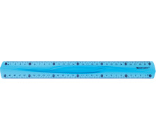 WESTCOTT Lineal, flexibel 30cm blau/rot/grn, E-1022200