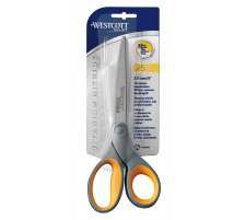 WESTCOTT Schere Softgrip Titan 23cm grau/gelb, E-3049300