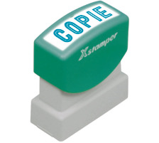 XSTAMPER Stempel Copie blau, F 17