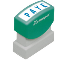 XSTAMPER Stempel Paye blau, F102-B