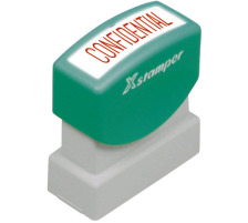 XSTAMPER Stempel Confidentiel rot F, F110-R