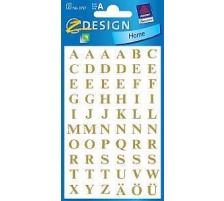 Z-DESIGN Letters gold 7.5mm, Times Bold 120 St., 3727