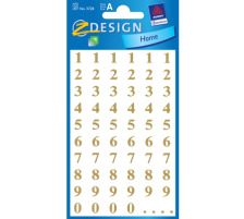 Z-DESIGN Z-DESIGN Letters gold 7.5mm, Times Bold 124 St., 3728